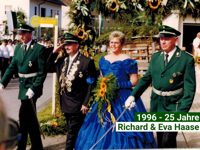 Jubelkönigspaar 1996-25 Jahre-RIchard und Eva Hasse